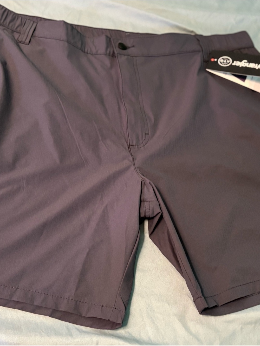 Wrangler Men's Navy Flat Front Performance Shorts